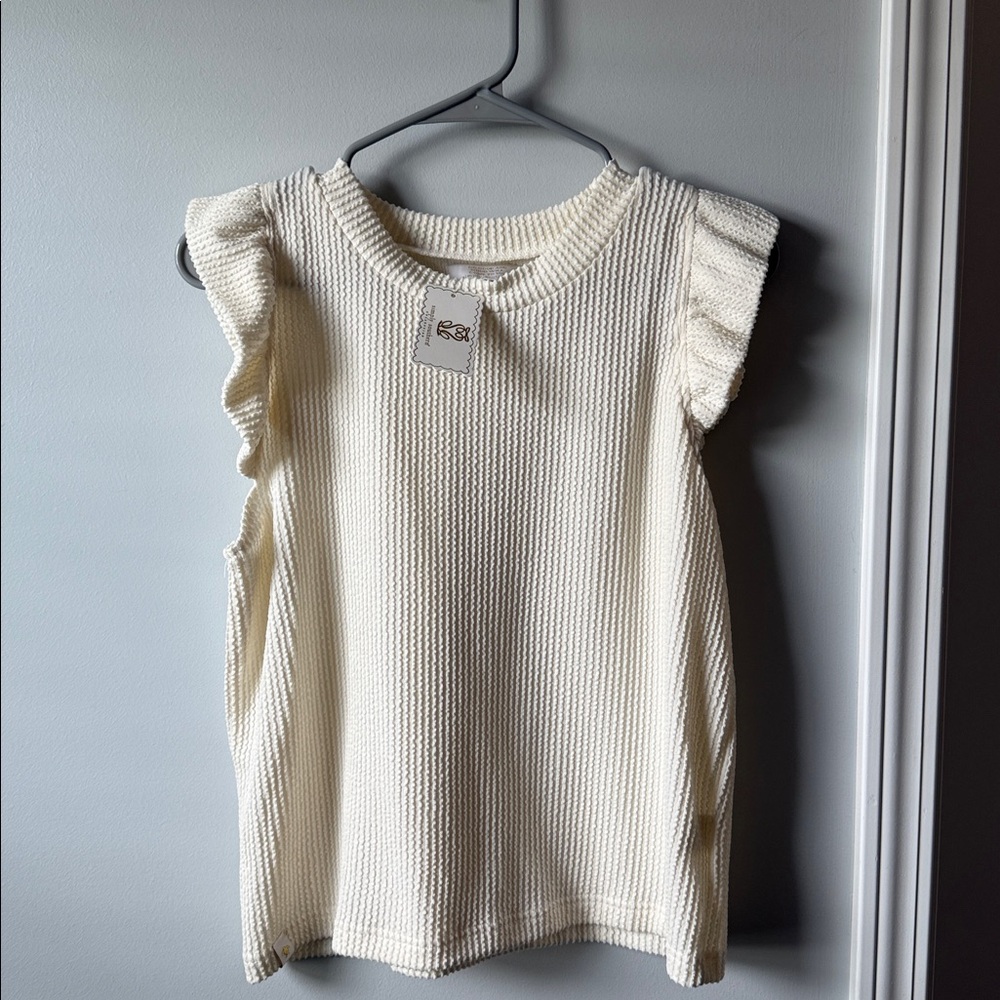 Simply Southern Cream Short Sleeve Top